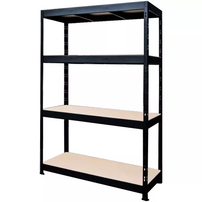 Regál kovový skladovací Nero III 180x160x60 cm - 4 políc/300 kg
