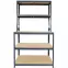 Regál kovový skladovací R200 Multi 180x100x30 - 100/200 kg