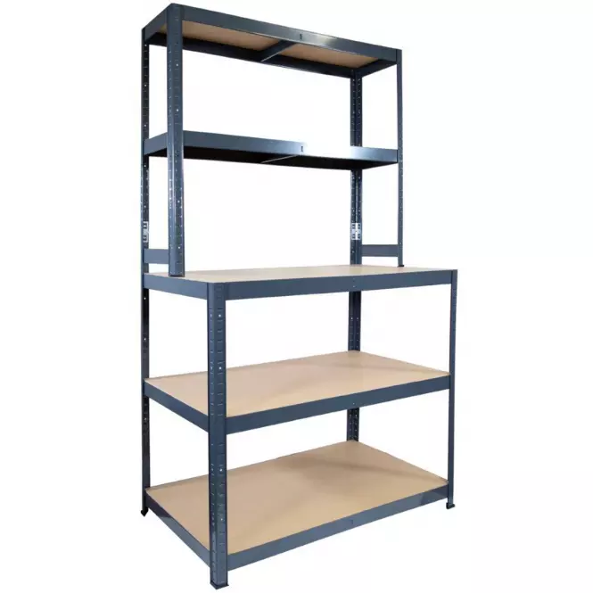 Regál kovový skladovací R200 Multi 180x100x30 - 100/200 kg,2