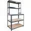 Regál kovový skladovací R200 Multi 180x100x30 - 100/200 kg,2