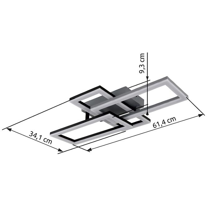 Luster 67328-24oc Grey Led 24W Pl3