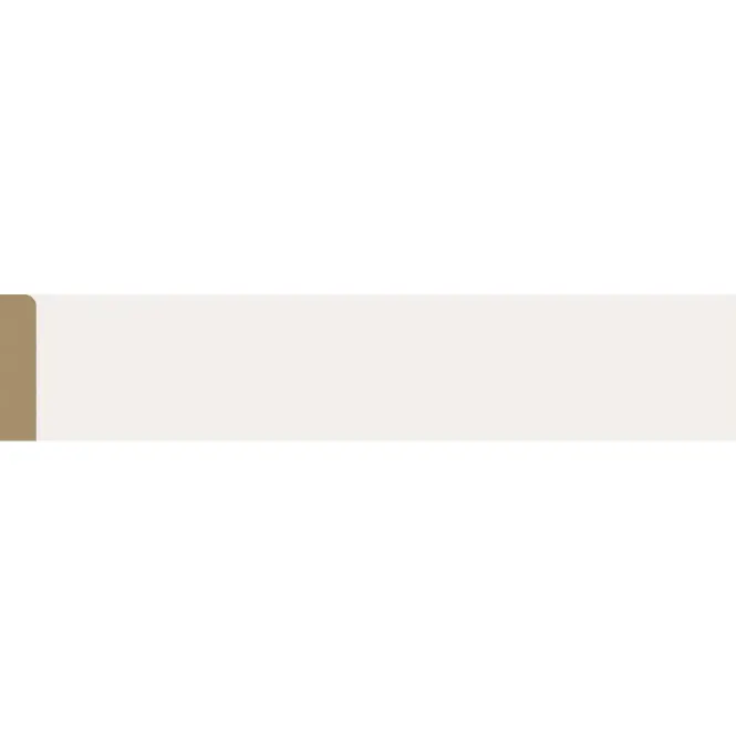 Podlahová lišta MDF Classic 60 Biela 2.2m,2