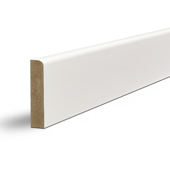 Podlahová lišta MDF Classic 60 Biela 2.2m