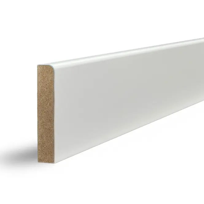 Podlahová lišta MDF Classic 80 Biela 2.2m