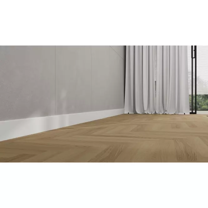 Podlahová lišta MDF Classic 100 Biela 2.2m