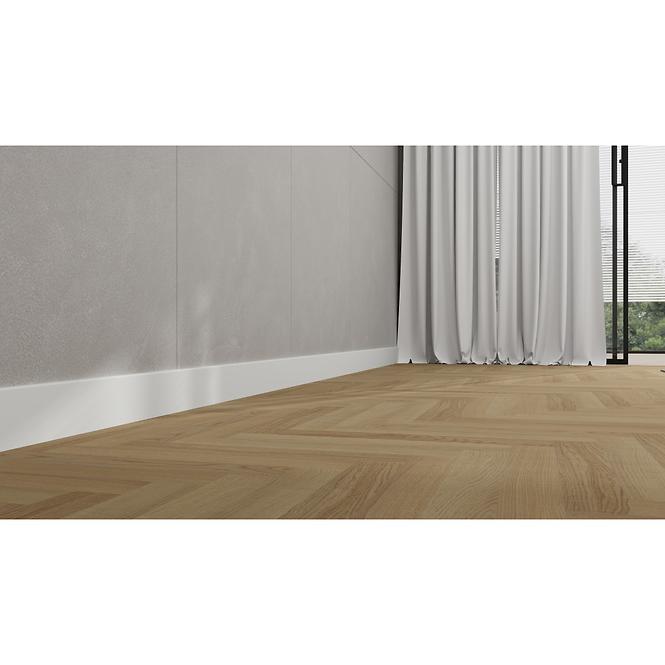 Podlahová lišta MDF Classic 100 Biela 2.2m
