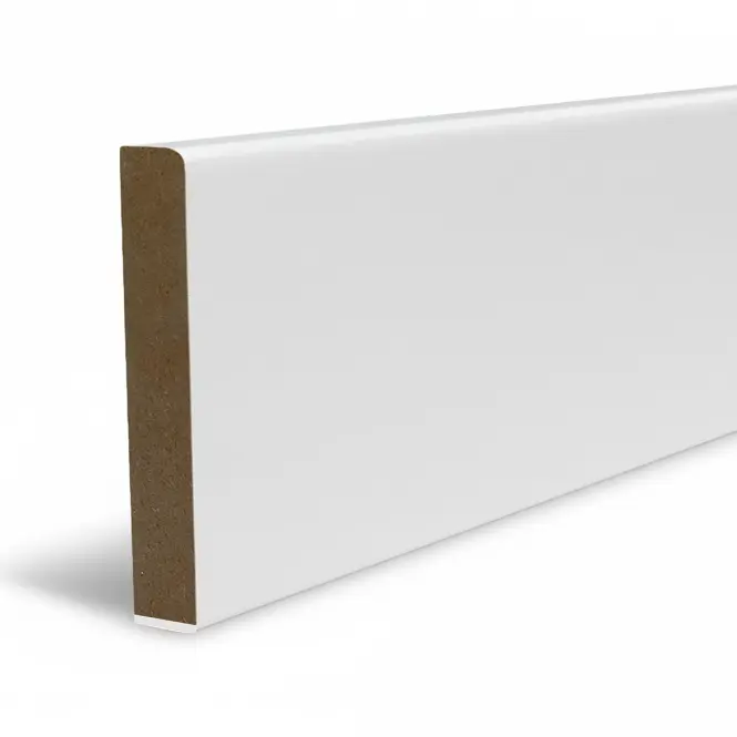 Podlahová lišta MDF Classic 100 Biela 2.2m