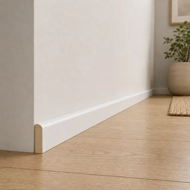 Podlahová lišta MDF Classic 100 Biela 2.2m