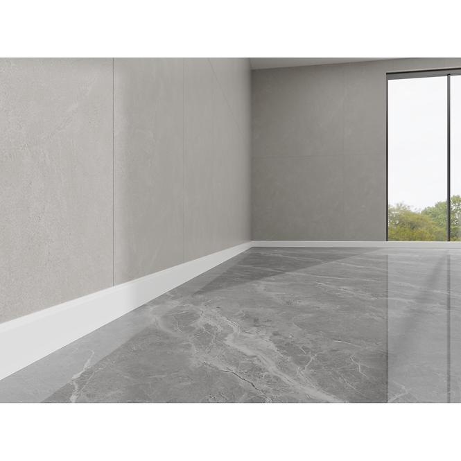 Podlahová lišta MDF Classic 100 Biela Frez 2.2m