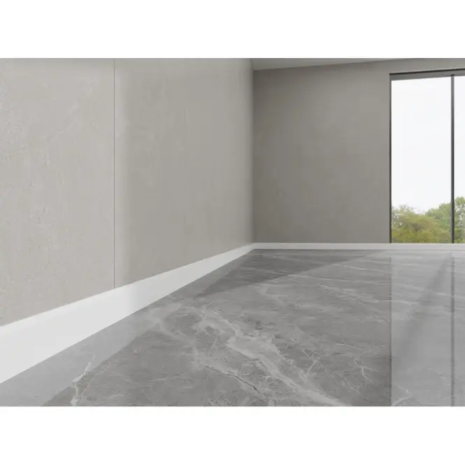 Podlahová lišta MDF Classic 100 Biela Frez 2.2m,3