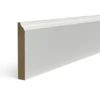 Podlahová lišta MDF Classic 100 Biela Frez 2.2m