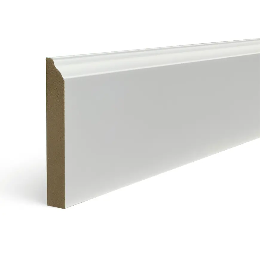Podlahová lišta MDF Classic 100 Biela Frez 2.2m