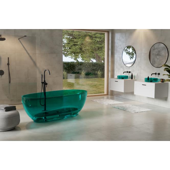 Voľne stojaca vaňa Mexa 170/78 Ocean Breeze sifón klik-klak chróm