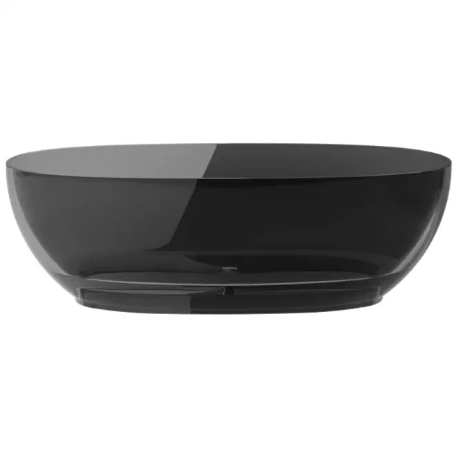 Voľne stojaca vaňa Mexa 170/78 Carbon Grey sifón klik-klak čierna mat
