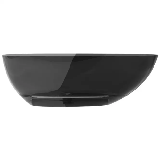 Voľne stojaca vaňa Xara 160/75 Carbon Grey sifón klik-klak čierna mat
