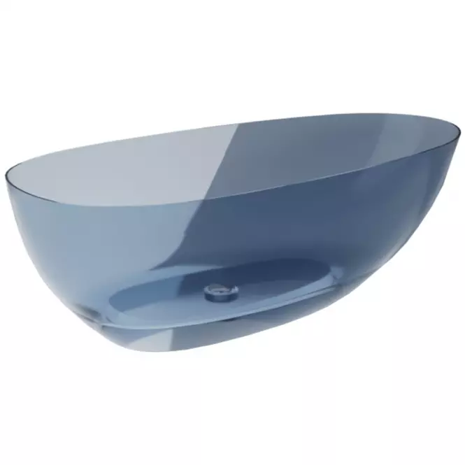 Voľne stojaca vaňa Xara 160/75 Ocean Breeze sifón klik-klak chróm
