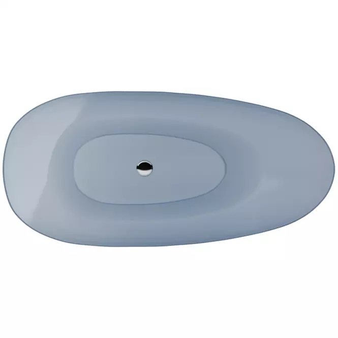Voľne stojaca vaňa Xara 160/75 Ocean Breeze sifón klik-klak chróm,3