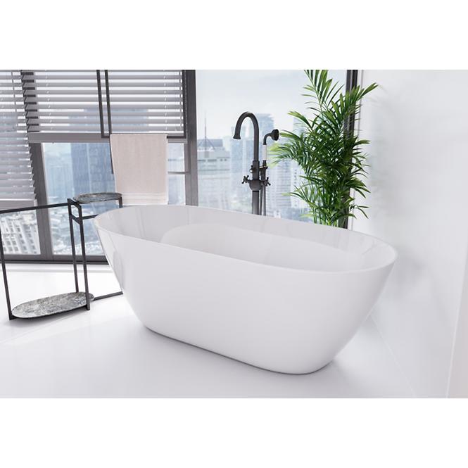 Voľne stojaca vaňa Moya 160/70 sifón klik-klak chróm,5