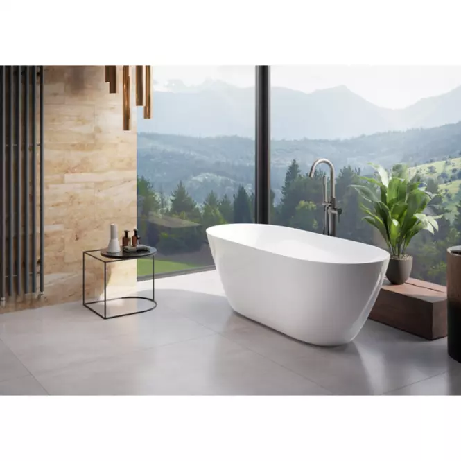 Voľne stojaca vaňa Moya 160/70 sifón klik-klak chróm,6