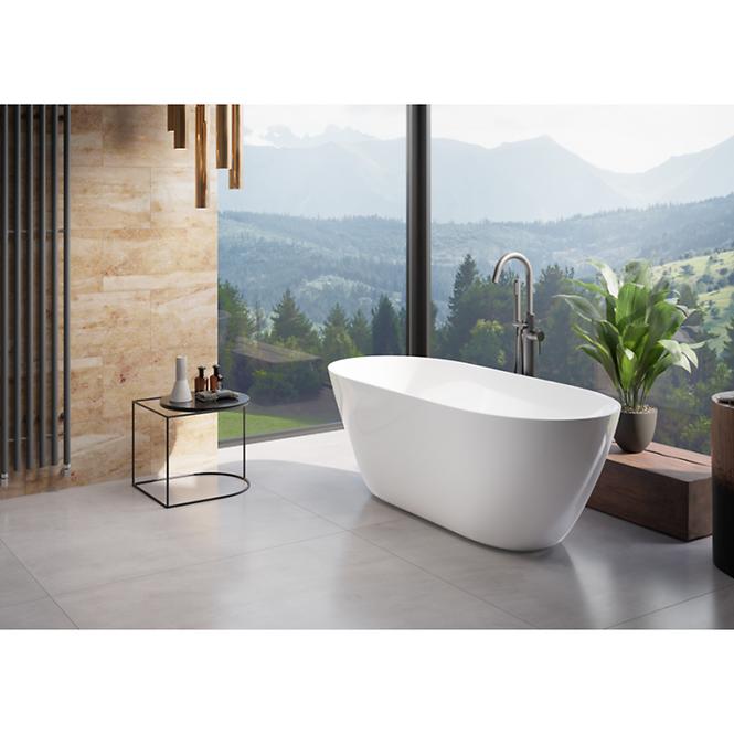 Voľne stojaca vaňa Moya 160/70 sifón klik-klak chróm,6