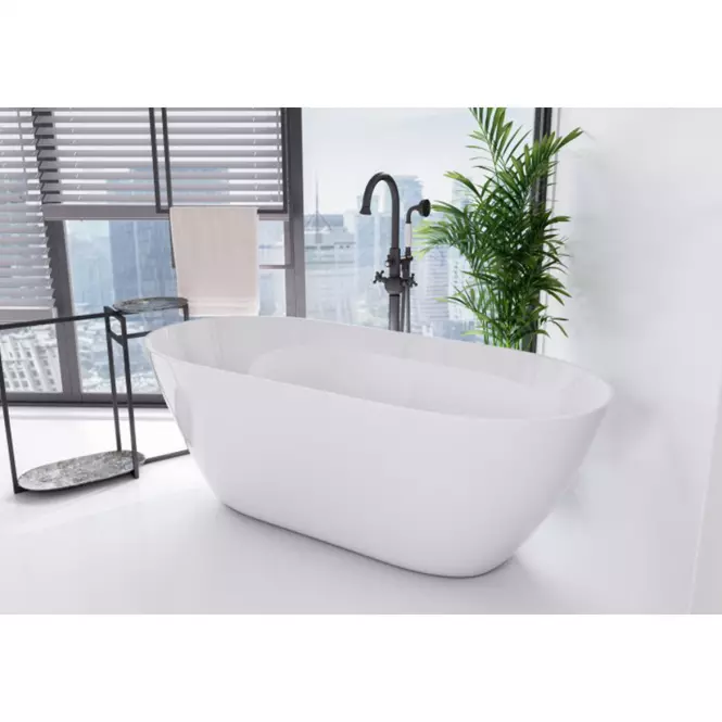 Voľne stojaca vaňa Moya 170/70 sifón klik-klak chróm