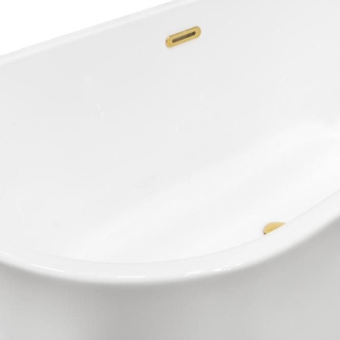 Voľne stojaca vaňa nástenná Vica New 160/80 + sifón klik-klak čistený z hora s prepadom štrbinovým slim čierny