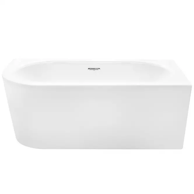 Voľne stojaca vaňa nástenná Avita A-Line 160P + sifón klik-klak chróm