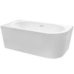 Voľne stojaca vaňa prístenná Avita A-Line 160L + sifón klik-klak chróm