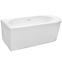 Voľne stojaca vaňa prístenná Avita A-Line 160L + sifón klik-klak chróm,2