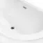 Voľne stojaca vaňa prístenná Avita A-Line 160L + sifón klik-klak chróm,4