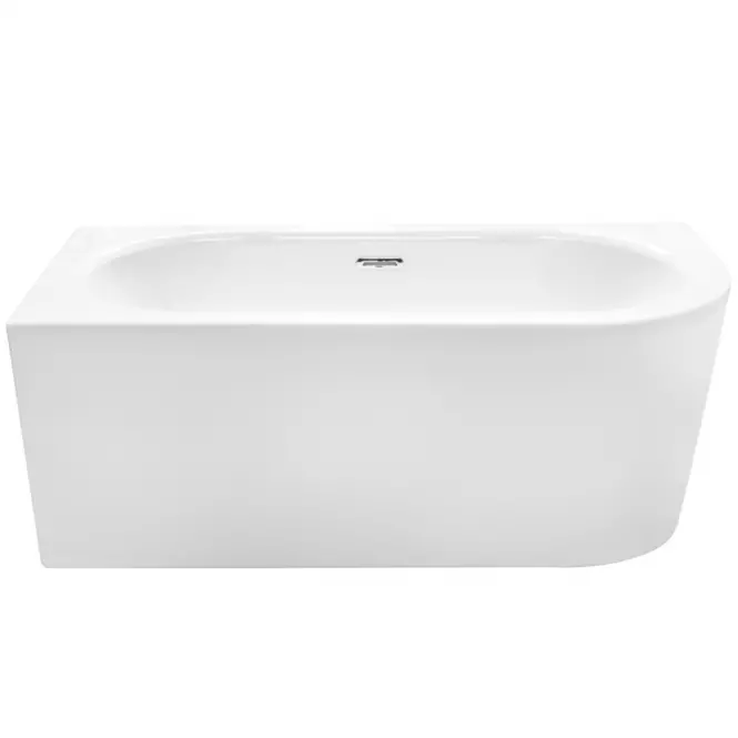 Voľne stojaca vaňa prístenná Avita A-Line 160L + sifón klik-klak chróm,5