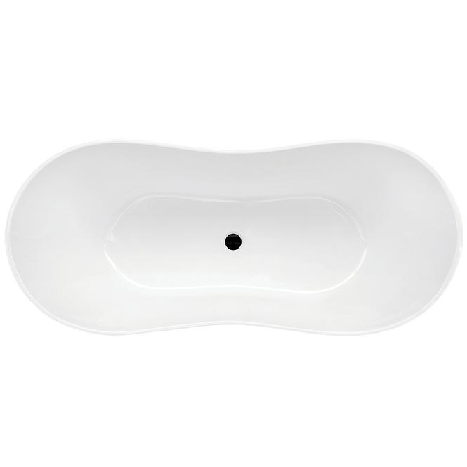 Voľne stojaca vaňa Viya 170/72 + sifón klik-klak chróm,3