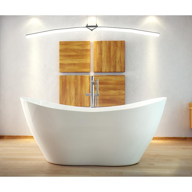 Voľne stojaca vaňa Viya 170/72 + sifón klik-klak chróm,6