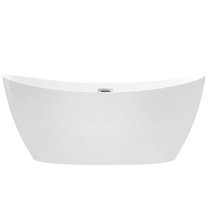 Voľne stojaca vaňa Ayla 170/80 + sifón klik-klak s prepadom čierna