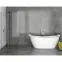 Voľne stojaca vaňa Ayla 170/80 + sifón klik-klak s prepadom čierna,8