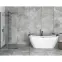 Voľne stojaca vaňa Ayla 170/80 + sifón klik-klak s prepadom čierna,9