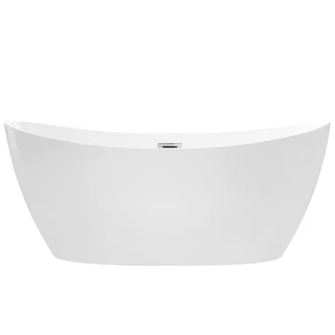 Voľne stojaca vaňa Ayla 170/80 + sifón klik-klak s prepadom zlatá,2