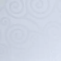 Obrus Slimák biela 160x220 cm ovál odolný voči škvrnám