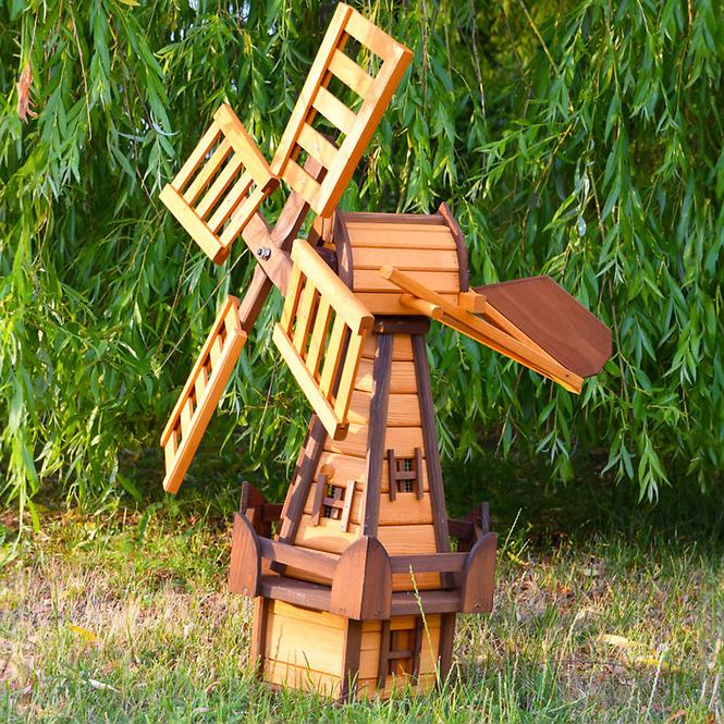 Záhradný veterný mlyn Zefir hnedá,7