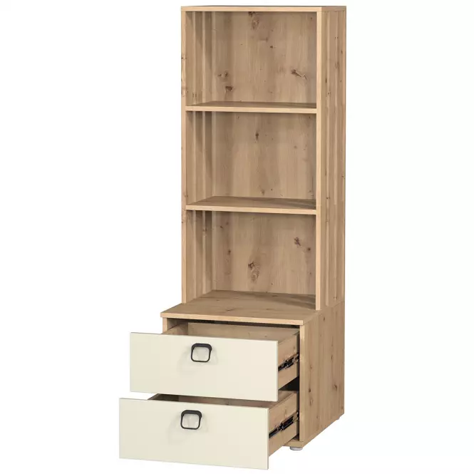 Regál 2s Camari Dub Artisan/Casmhere