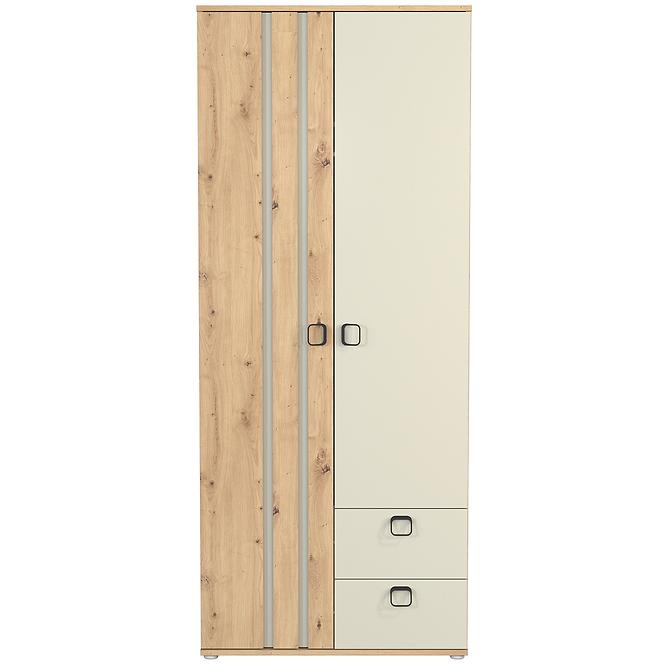 Skriňa 2D2S Camari dub Artisan/Casmhere,4
