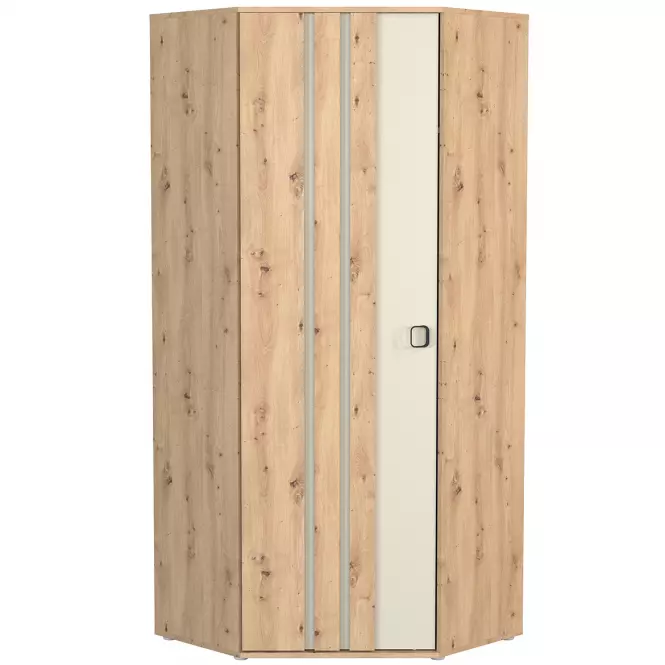 Rohová skriňa 1D Camari dub Artisan/Casmhere
