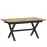 Stôl X 160-200x90 artisan/čierna