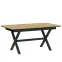 Stôl X 160-200x90 artisan/čierna