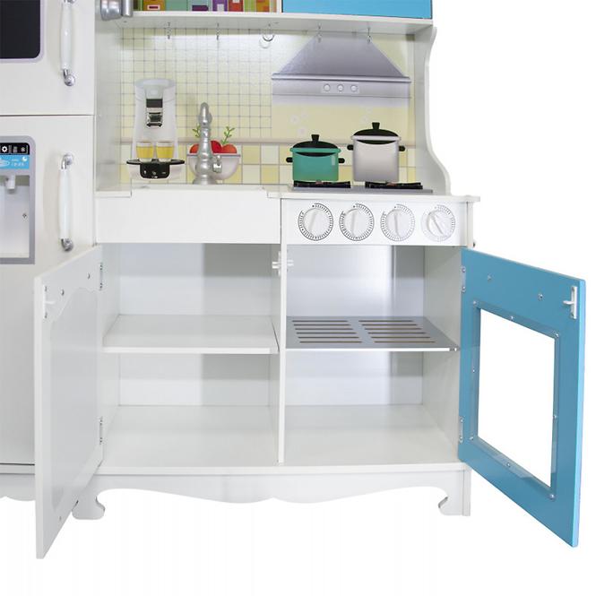 Kuchynka pre deti Little Foodies Mint-Blue