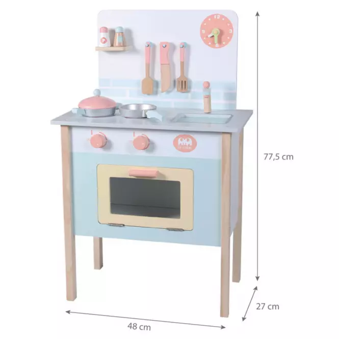 Kuchyňa pre deti Junior Kitchen blue,3