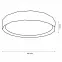 Stropnica WALD 1382 34W LED PL1,4