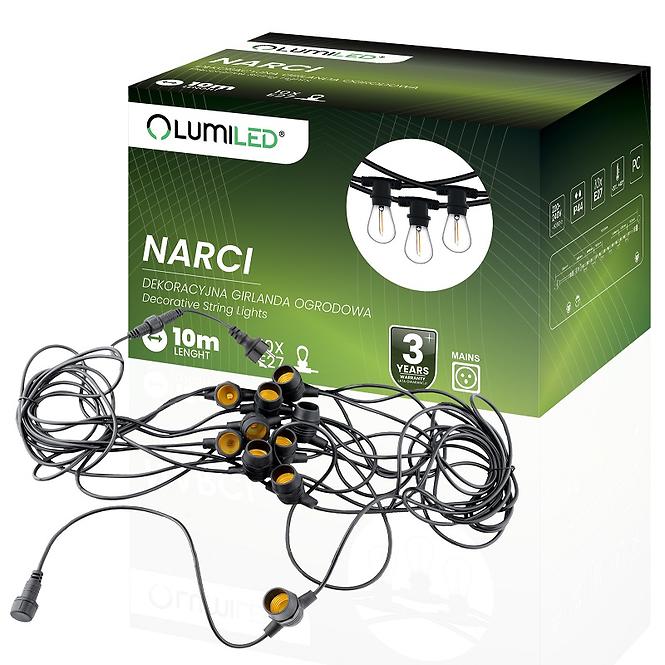 Girlanda 230V NARCI 10M 10XE27