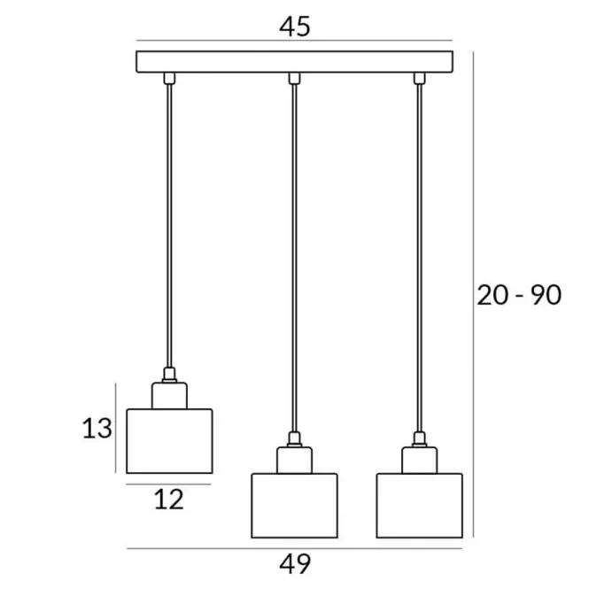 Luster Wulkan 2995/Z-B-3 LW3