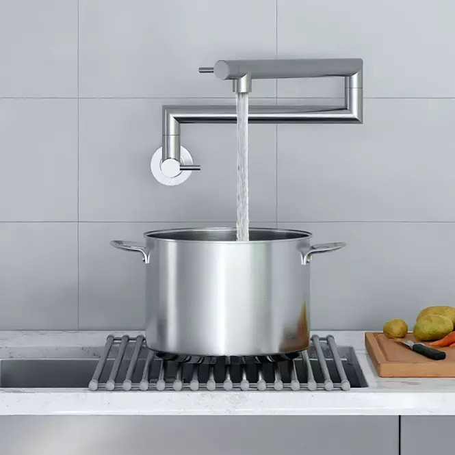 Batéria Duero Pot Inox skladacia kĺbová drezová